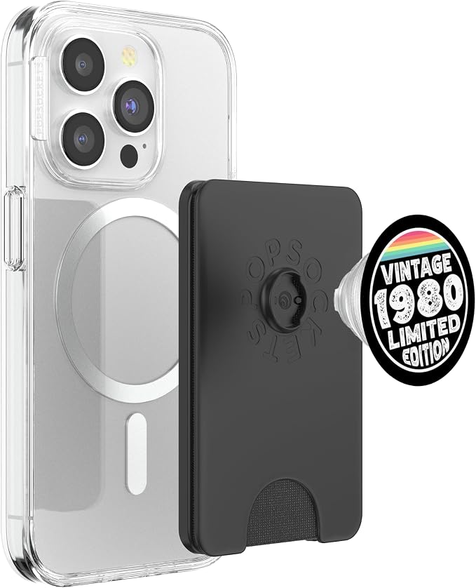 Limited Special Edition Vintage Since Born in 1980 PopSockets PopWallet for MagSafe