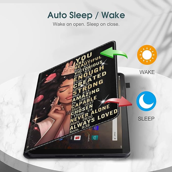 Case for All-New Amazon Fire HD 10 and 10 Plus Tablet (13th/11th Generation 2023/2021 Release) 10.1 - Slim Fit Standing Cover with Auto Sleep/Wake，Wolf