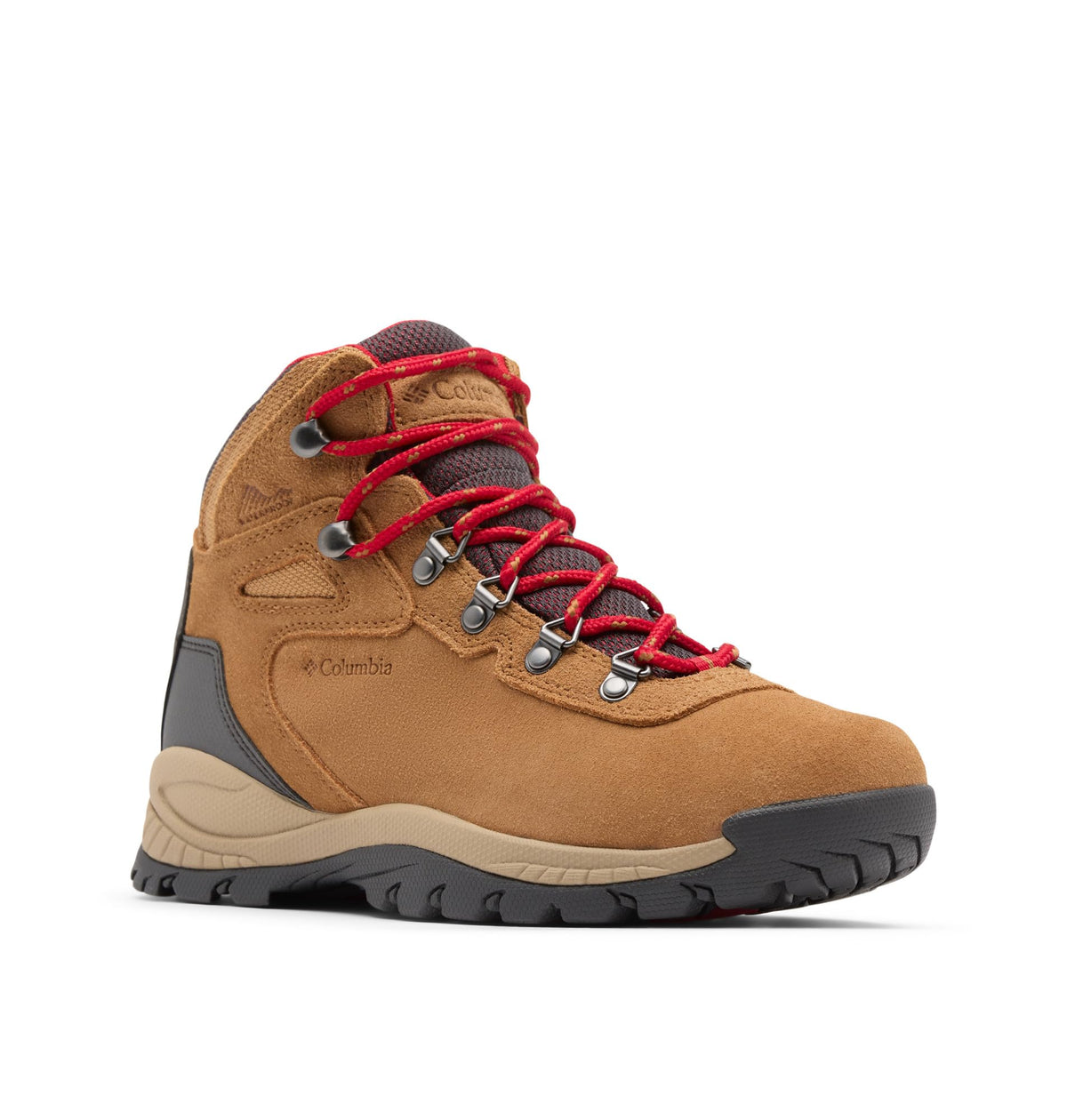 Columbia Women's Newton Ridge Plus Waterproof Amped, 2024 Elk/Mountain Red, 10