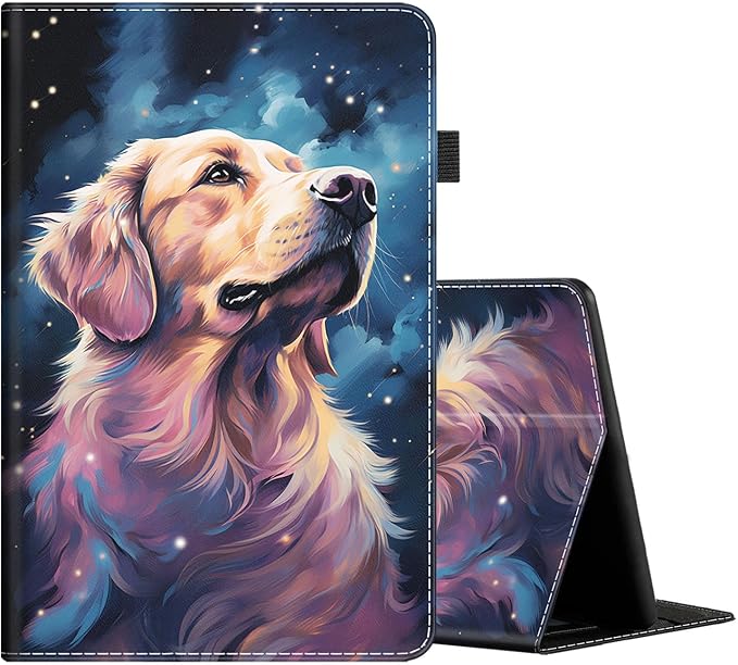 Case for All-New Amazon Fire HD 10 and 10 Plus Tablet (13th/11th Generation 2023/2021 Release) 10.1 Multi-Angle Smart Stand Cover Auto Sleep/Wake Skull and Fire