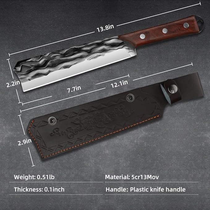 Survival Machete with Sheath for Cutting Trees, for Yard Work and for Bushcrafting Machetes Sickle Heavy Duty Machete for clearing Brush Garden Tools Construction Blade