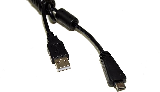 HQRP USB Data Cable Cord for Sony VMC-MD3 Cyber-Shot DSC-TX10 DSC-TX20 DSC-TX5 DSC-TX55 DSC-W560 DSC-W570 DSC-W580 DSC-HX100 DSC-T110 DSC-T99 Digital Camera