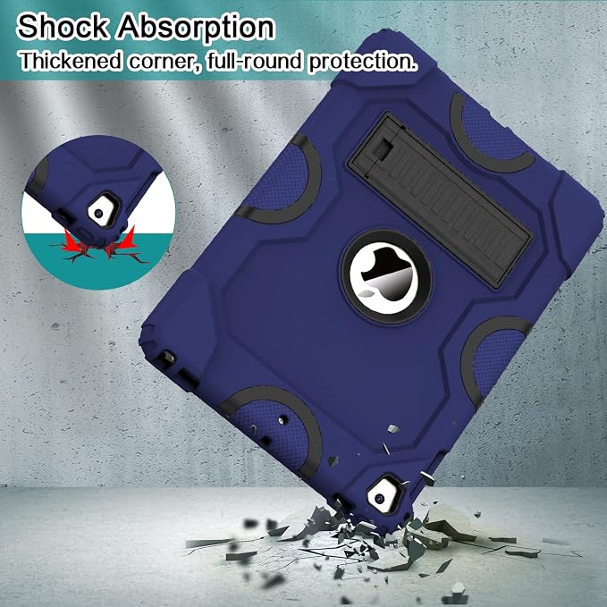 ZoneFoker Case for iPad 6th/5th Generation (9.7 Inch 2018/2017 Model) iPad Air 2 / 1st iPad Pro 9.7 Heavy Duty Shockproof Rugged Protective Case Alpine Green