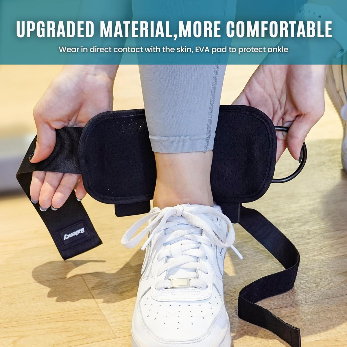 Ankle Straps for Cable Machine Woman, Balency Kickback Ankle Strap