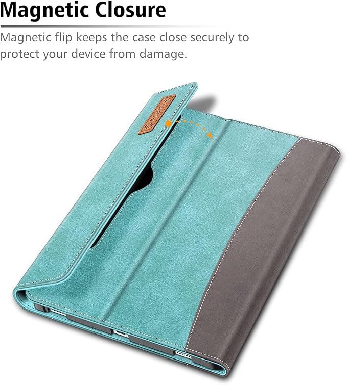 Fintie Portfolio Case for Samsung Galaxy Tab S8/Tab S7 11 Inch | Multiple Angles Business Cover with Pocket Built-in S Pen Holder Auto Sleep/Wake Dreamy Marble
