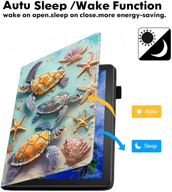 Case for Amazon Fire HD 10 Tablet (9th/7th Generation 2019/2017 Release) Slim PU Leather Cover with Card Slot &amp Auto Wake/Sleep for Fire 10.1 Tablet African American Girl