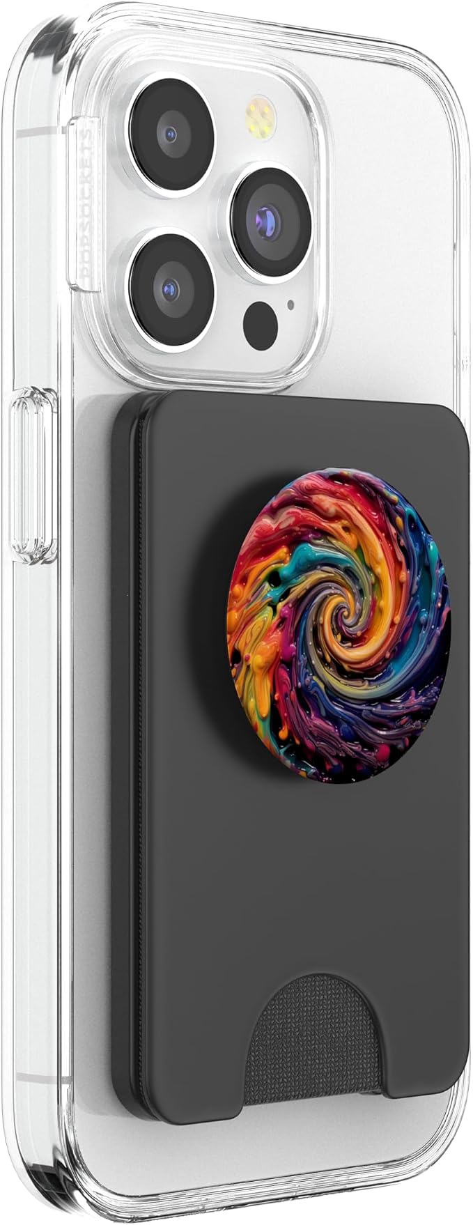 Rainbow Swirl in Oil Paint Style Pride Rainbow PopSockets Adhesive PopGrip