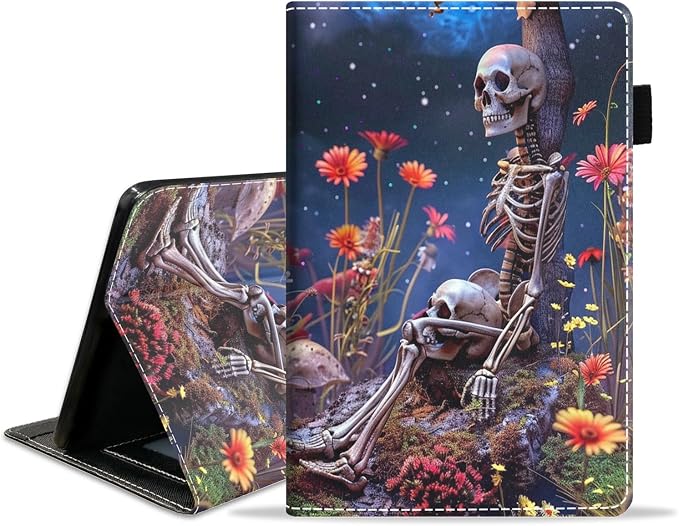 Case for Amazon Kindle Fire HD 8/Fire HD 8 Plus Tablet (12th/10th Generation 2024/2022/2020 Release) - PU Leather Folio Cover with Smart Auto Wake/Sleep Bald Eagle