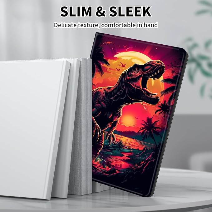 Case for Microsoft Surface Pro 11/10 / 9 13 InchPU Leather Cute Slim Folio Adjustable Stand Cover Case for Surface Pro 11th Edition AIAutumn Red Forest
