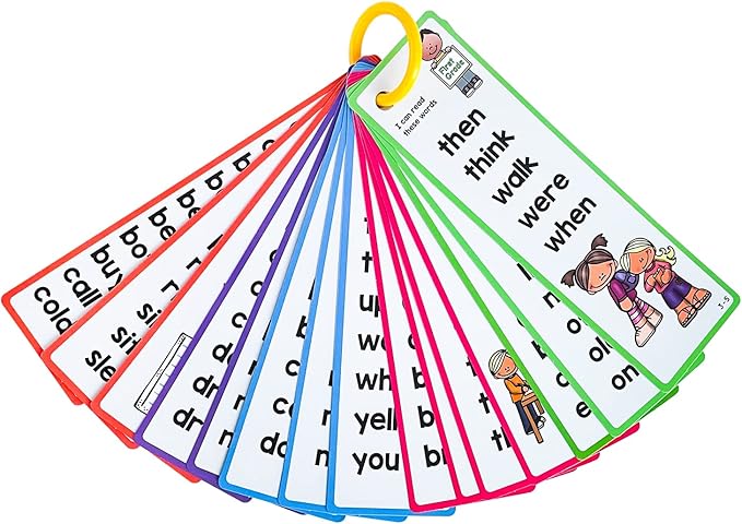 Lachilly 220 Sight Words Flashcards, High Frequency 220 Words, Beginning Reading, Kindergarten to 1st Grade, ESL Teaching Materials, Autism Learning Materials, Vocabulary Building