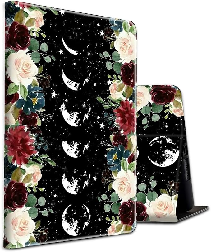 for 10.1 Amazon Fire HD 10 Tablet (13th Generation 2023 Release)PU Leather Multi-Angle Anti Slide Stand Cases with Auto Wake/SleepAnimals Dog Paws Galaxy