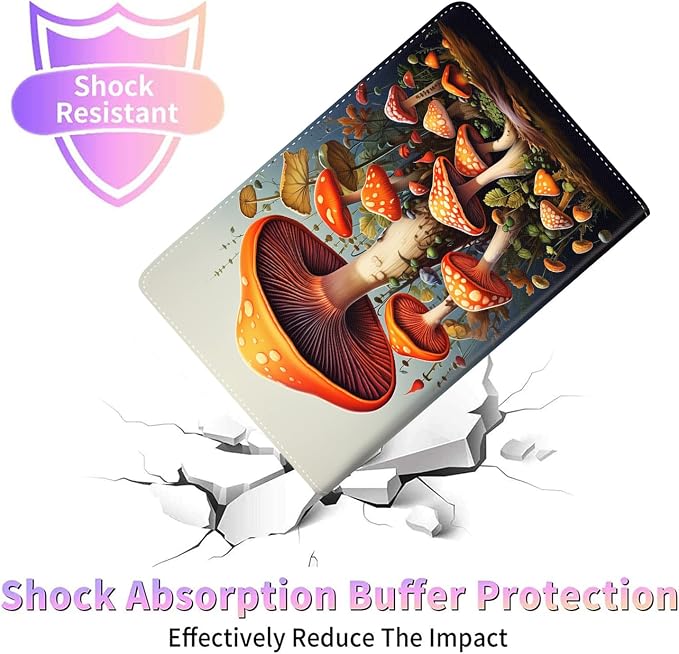 Case for iPad Pro 11 Inch 2022/2021/2020 (4th/3rd/2nd Gen) for iPad Air 5th / 4th Generation 10.9 Inch (2022/2020) Durable Shockproof Protective Cover，Black Woman Queen Afro Design