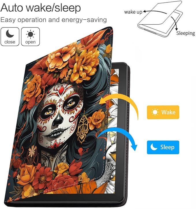 Case for Samsung Galaxy Tab A 8.0 2019 (SM-T290/T295/T297) Slim Lightweight PU Leather Stand Cover with Auto Wake/Sleep for Galaxy Tab A 8.0 Inch Abstract Watercolor Art Dogs