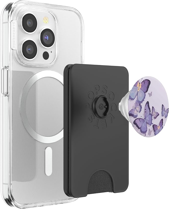 Alluring Butterfly Purple Butterflies PopSockets Adhesive PopGrip