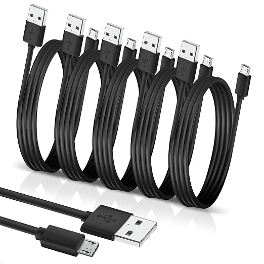 BRENDAZ Micro USB Cable 10-Pack- Fast Charging Data Transfer Android USB Cord Compatible with Kindle Fire HD Tablet Compatible with Xbox One S X Galaxy S6 S7 Edge J7 Note 5 4.(10-Feet)