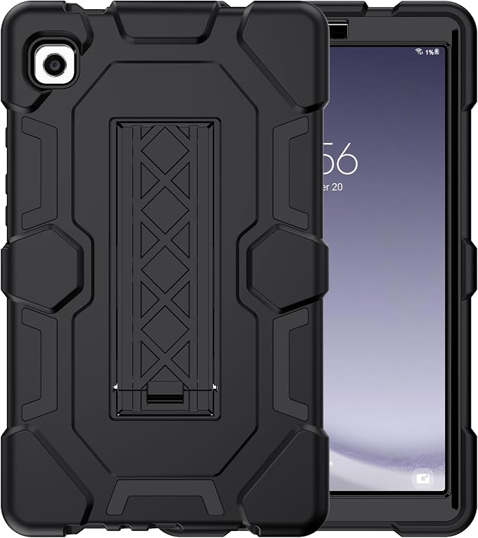 Case for Samsung Galaxy Tab A11+/A11 Plus 11” 2026 Samsung Galaxy Tab A9+/A9 Plus 11” 2024 Model Heavy Duty Shockproof Hard High Impact Protective Case Black