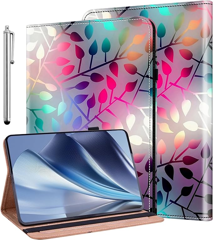 Case for iPad (A16) 11th Generation 11 Inch 2025 iPad 10th Generation 10.9 inch 2022 Auto Wake/Sleep Pencil Holder Flip Wallet Leather Cover Bicolor Marble