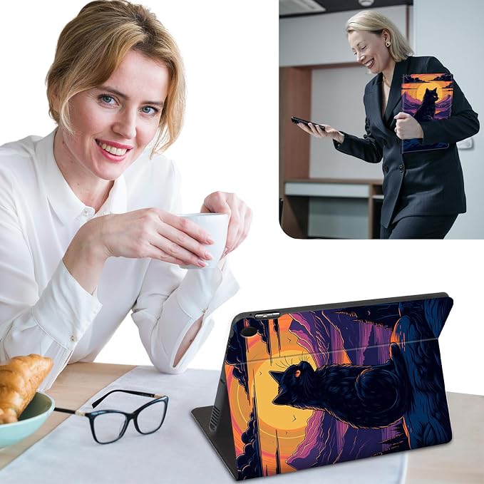 Slim Case for Amazon Kindle Fire Max 11 Case (13th Generation 2023 Release) 11 PU Leather Folio Stand Adjustable Smart Cover with Auto Wake/Sleep for Kindle Fire 11 TabletA American Flag Skull