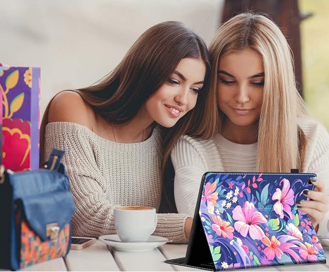 Case for All-New Amazon Fire HD 10 and 10 Plus Tablet (13th/11th Generation 2023/2021 Release) 10.1 - Slim Fit Standing Cover with Auto Sleep/Wake，Wolf