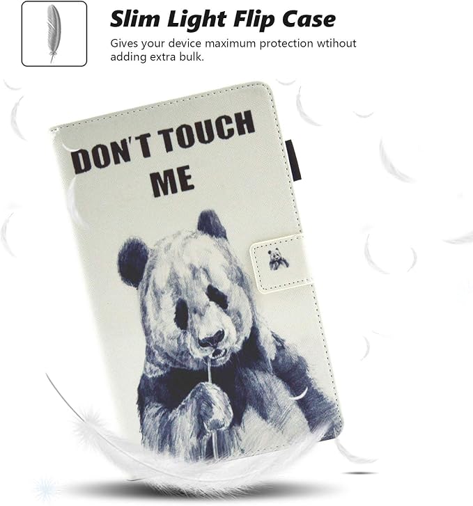 Case for Kindle Fire 7 TabletDteck Full Protective Flip Adjustable Stand Auto Wake/Sleep Smart Cover with Pencil Holder for Kindle Fire 7 Tablet 9th/7th/5th Generation 2019/2017/2015 ReleaseKing Dog