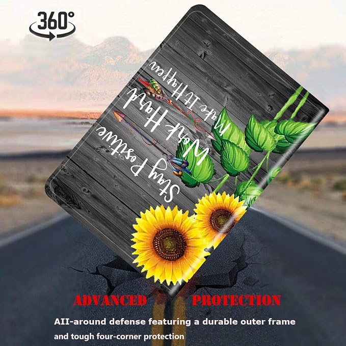 for Samsung Galaxy Tab A8 10.5 2022 Case and Coaster Set Adjustable Stand with Auto Sleep/Wake Shockproof Cover for Samsung Galaxy A8 10.5 Tablet SM-X200/X205/X207 Bible Verse Quotes Psalm 46:10