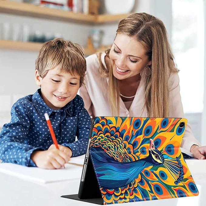 Case for Samsung Galaxy Tab S10 FE Plus 13.1 Inch 2025 Model (SM-X620/X626)Slim Folding Stand Cover with Auto Wake/Sleep for Samsung Galaxy Tab S10 FE Plus ，Painting Autumn Trees