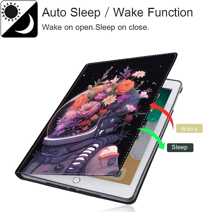 Case for iPad Pro 11 Inch 2022/2021/2020 (4th/3rd/2nd Gen) for iPad Air 5th / 4th Generation 10.9 Inch (2022/2020) Durable Shockproof Protective Cover，Black Woman Queen Afro Design
