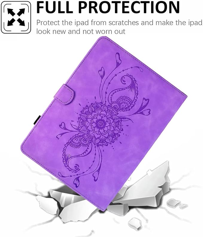 Case for Kindle Fire HD 10 &amp Fire HD 10 Plus 13th/11th Generation 2023 2021 | Synthetic Leather Flip Folio Stand Cover with Auto Wake/Sleep for Kindle Fire HD 10 &amp Fire HD 10 Plus Beach