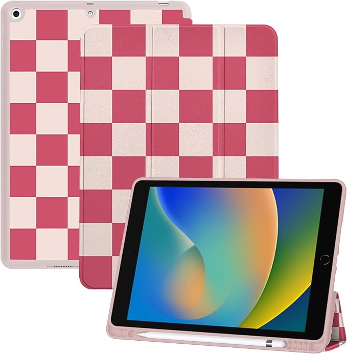 Compatible with iPad 10.2 inch Case 9th /8th /7th Generation Case (2021/2020/2019) Auto Sleep/Wake Cover Cute Abstract Aesthetic Preppy Women Girls-Black Bling Glitter Shiny Sparkly