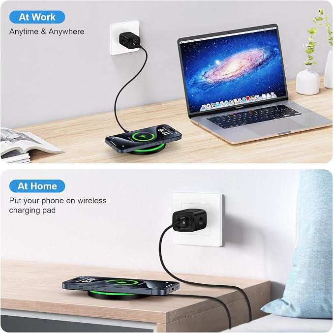 Wireless Charger for Moto G Power 2025 2024 Edge 2024Moto G Stylus 5G (2025) Edge Razr 50 40 Ultra Pro15W Wireless Charger Station Fast Charging Pad + Adapter for Samsung Galaxy S25 S24 Ultra S23 FE