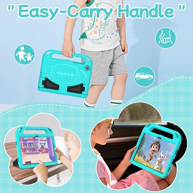 BMOUO Kids Case for Samsung Galaxy Tab A11+ Plus 11” 2026/A9+ Plus 2023 11 inch Tablet with Screen Protector Shockproof Lightweight Stand Handle Galaxy Tab A11 Plus/A9 Plus Case for Kids Black