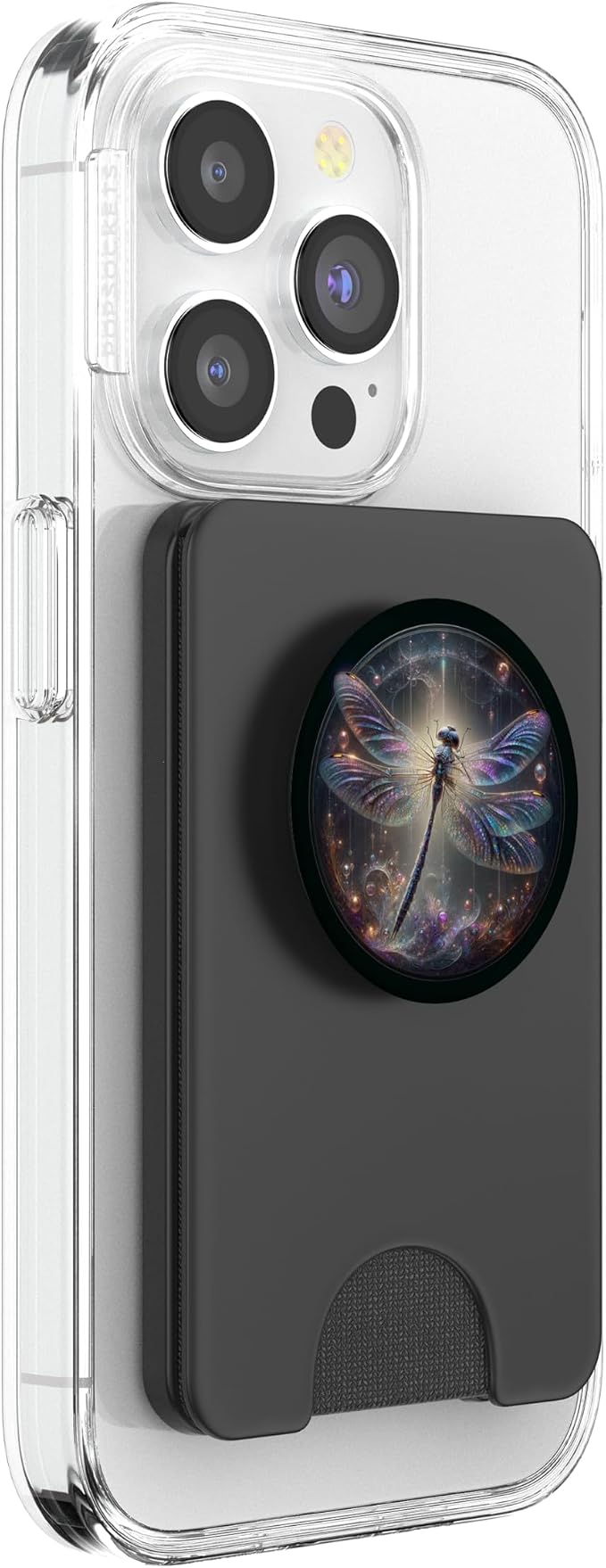 Cute Purple Dragonfly Beautiful Nature Graphic Art PopSockets PopGrip for MagSafe