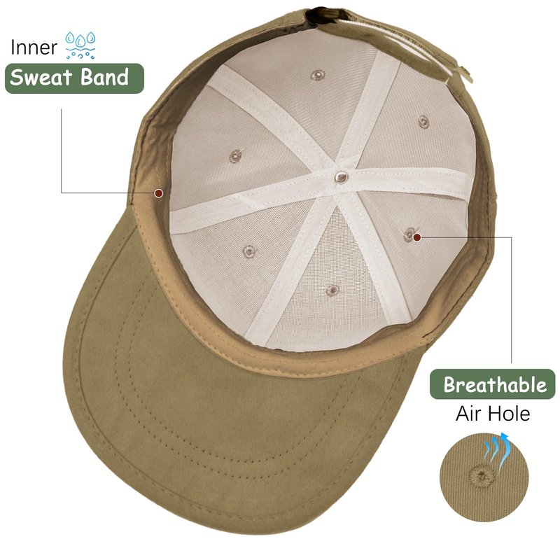 ZOORON Baseball Cap Golf Dad Hat Soft Brim Original Classic Low Profile Cotton Hat Plain Cap Men Women