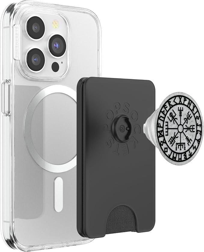 Vegvisir Viking Compass Rune Protection Symbol Celts Nordic PopSockets Adhesive PopGrip