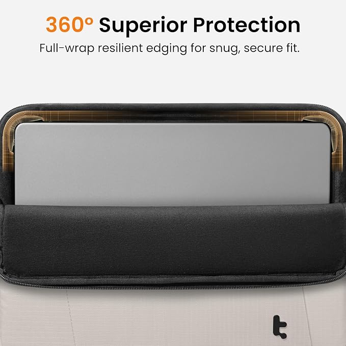 tomtoc Slim &amp 360° Protective Tablet Sleeve for 11-inch iPad Air &amp iPad Pro M5/M4/M3 iPad 2025 A16 Water-Resistant Case with CornerArmor