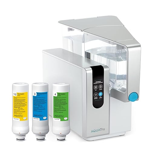 AquaTru Classic Countertop Water Purifier | Certified 4-Stage Reverse Osmosis