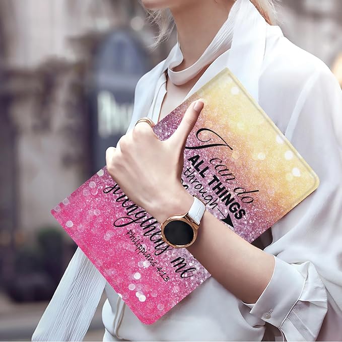 FUYOCWE for iPad Pro 13 Inch Case (M47th Generation2024 Model A2925A2926A3007)PU Leather Slim Folding Stand Case for iPad 13 7th GenAuto Sleep Wake Cover -A Dream Catcher Wolf