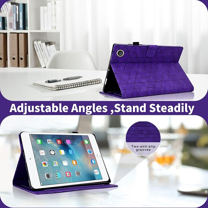 Case for iPad mini 5 2019/Mini 4 2015 (5th/4th Generation 7.9 inch) Multi-Angle Viewing PU Leather Folio Case with Magnetic Clasp for iPad mini 3/2/1 Auto Wake/Sleep Smart Tablet Cover Black