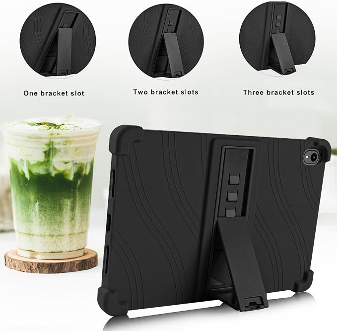 ATOOZ for Onn. 12.1 inch Tablet Pro Case 2024 (Model:100146663)Silicone Case for Onn 12.1 Tablet Pro with Stand (Black)
