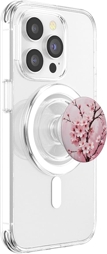 Pink Flower Cherry Blossom Floral Sakura PopSockets Adhesive PopGrip