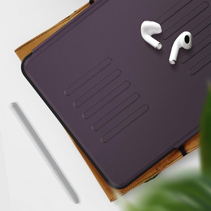 Magnetic Case for iPad Air 11 Inch M3 2025 &amp M2 2024 Business Black | Slim Fit Drop Scratch Resistant Pen Holder Card Slot  Stand