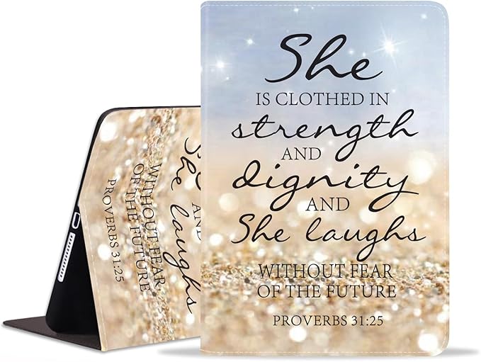 for iPad Mini 6 2021 Case Protective Leather Case Adjustable Stand Auto Wake/Sleep Smart Case for iPad Mini 6th Generation 8.3 Inch - Bible Verse Jeremiah 29:11