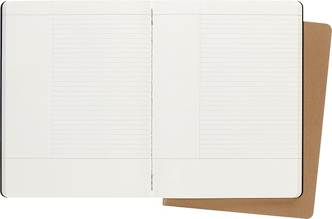Moleskine Cahier Journal, Soft Cover, Large (5" x 8.25") Ruled/Lined, Black, 80 Pages (Set of 3)