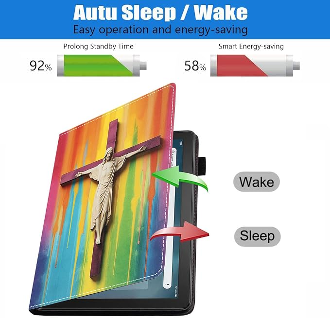 Case for Amazon Fire HD 8/HD 8 Plus Tablet (8 12th/10th Generation 2024/2022/2020 Release) Slim PU Leather Stand Folio Cover with Auto Wake Sleep African Woman Wolf