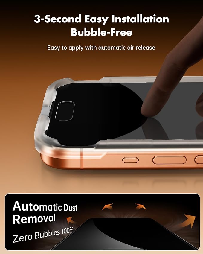 UNBREAKcable 2 Pack Privacy Screen Protector for iPhone 11 Pro Max/Xs Max Shatterproof Tempered Glass [True 28°Anti Spy] [9H Hardness] [Easy Installation] Protector for Apple 6.5