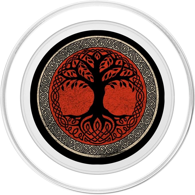 Viking Tree Yggdrasil Odin Wotan Norse Mythology Valhalla PopSockets Adhesive PopGrip