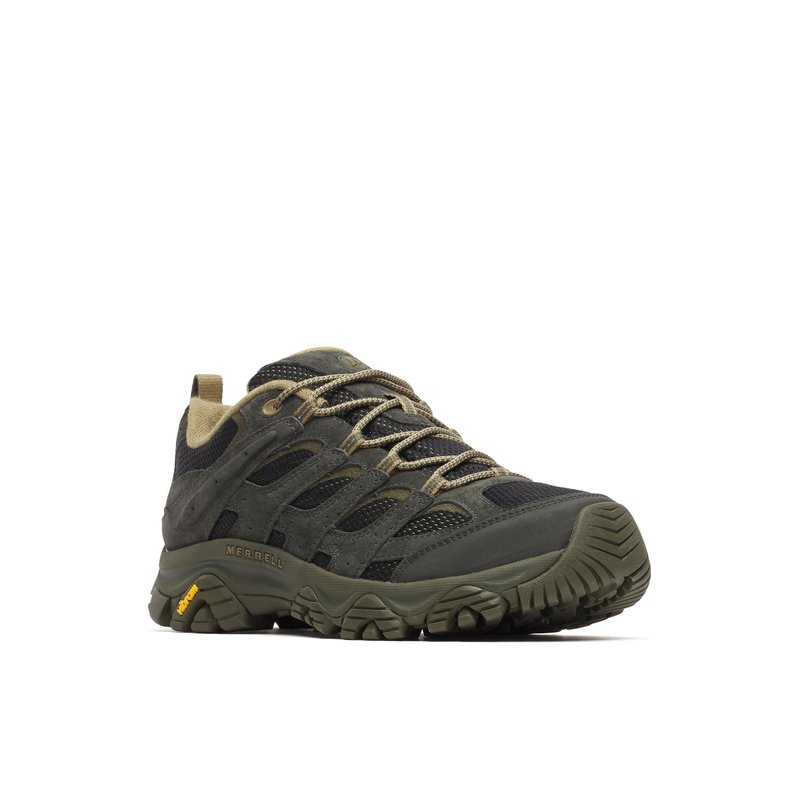 Merrell Men's Moab 3 Hiking Shoe, Black/Beluga, 7.5