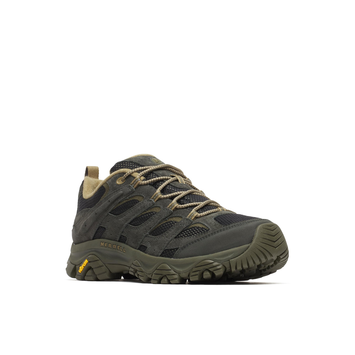 Merrell Men's Moab 3 Hiking Shoe, Black/Beluga, 13