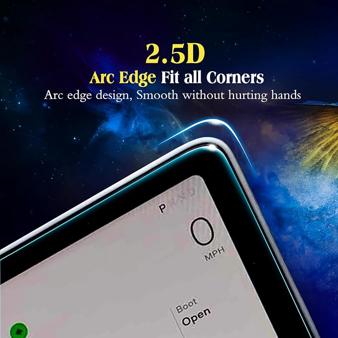 Screen Protector 2PCS For 2024 2025 Mercedes-Benz GLC Screen Protector 300 11.9 Inch NAV. &amp12.3 Inch Dashboard C300 2025 Mercedes Benz Accessories Tempered Glass