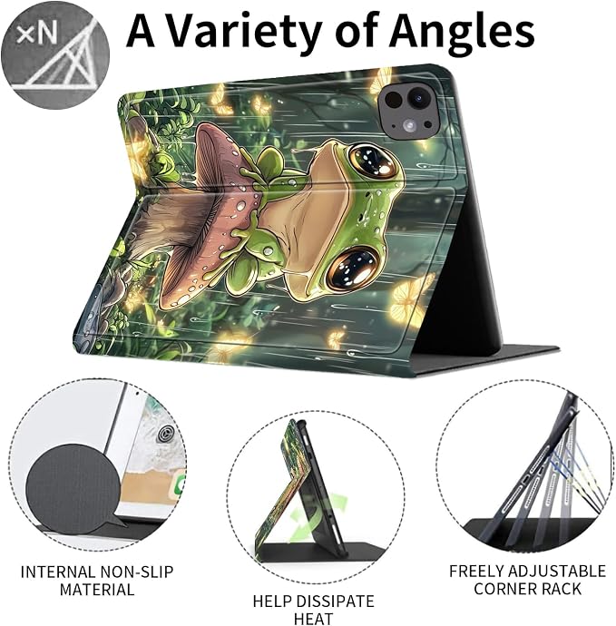 Case for iPad (A16) 11th Generation 11 Inch (2025)/ iPad 10th Generation 10.9 inch 2022Slim PU Leather Smart Cases Covers with Auto Wake/Sleep-Beast Roared